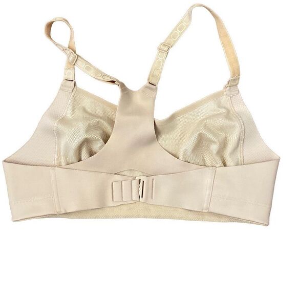 Nike Racerback Sports Bra Adjustable Straps & Back Nude 34B - Picture 2 of 3